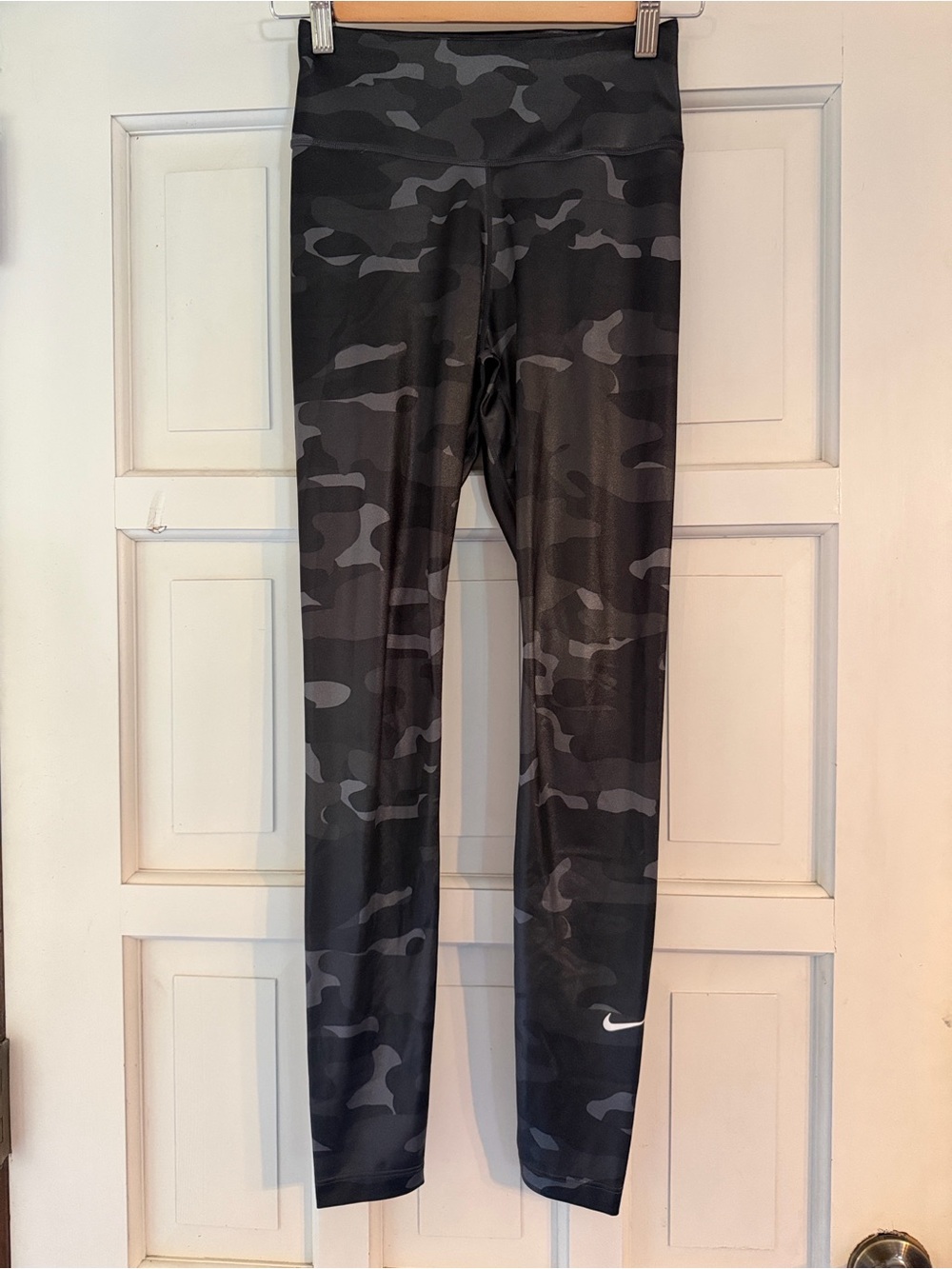 Nike Black & Gray Camo Leggings